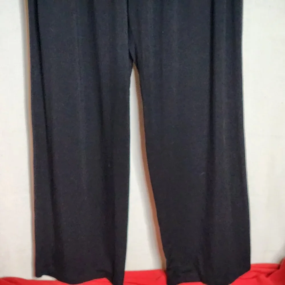Comfy U.S.A. Black Modal Span Elastic Waist Casual Wide Leg Lounge Pants Size L - Picture 6 of 16